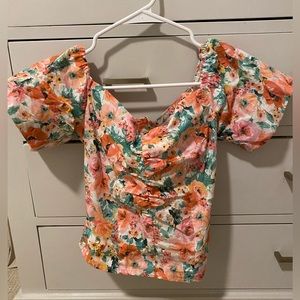 Zara Floral Top